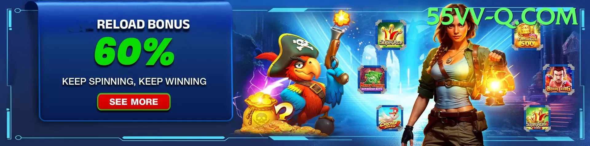 55vv app Gaming Experience - plataforma